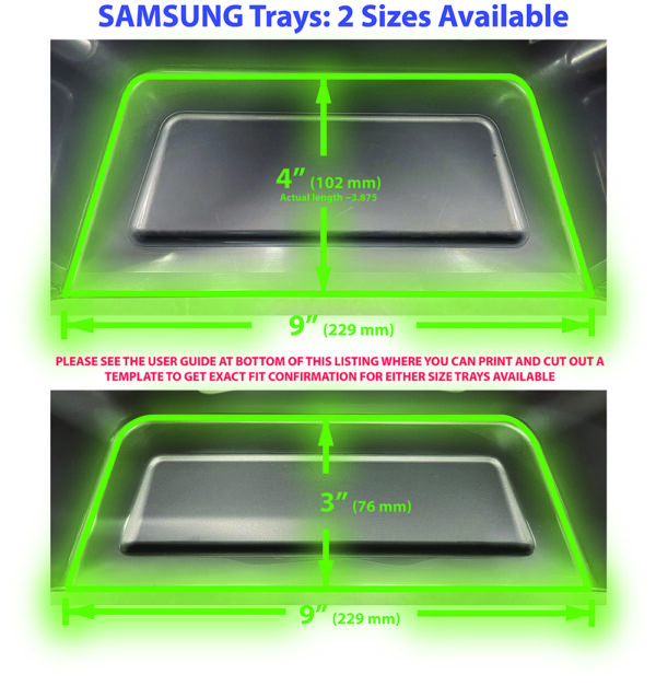 samsung drip tray catcher, 3" version
