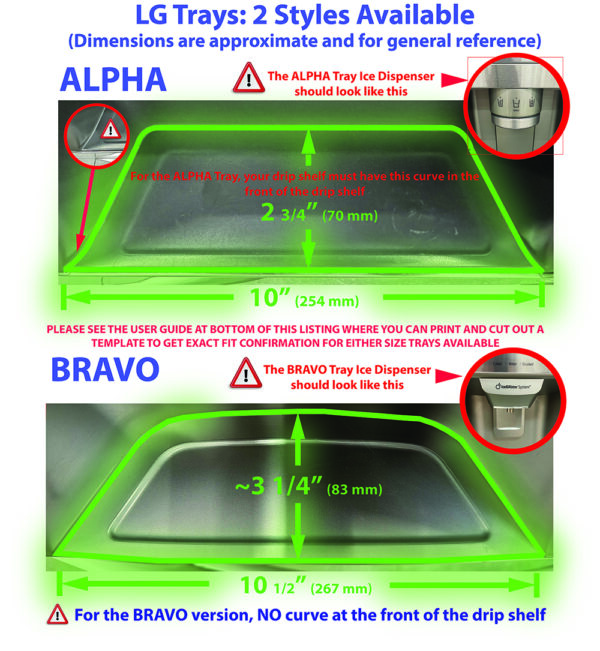 lg drip tray catcher, alpha version