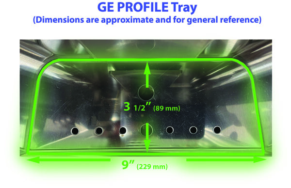 ge drip catcher tray, profile version