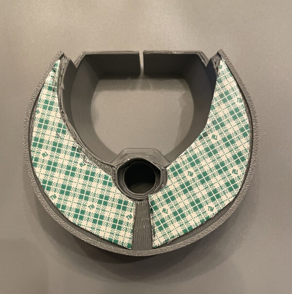 lg ice chute adapter, round version