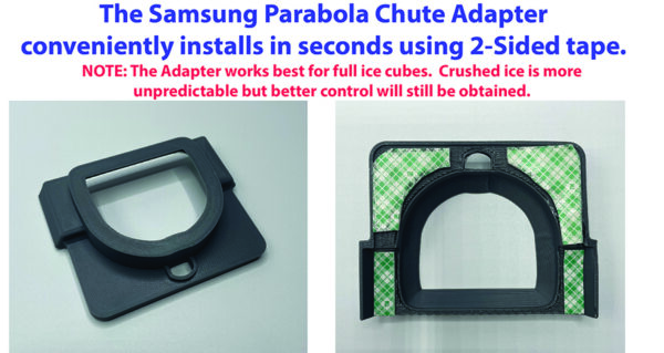 samsung ice chute adapter, parabola version